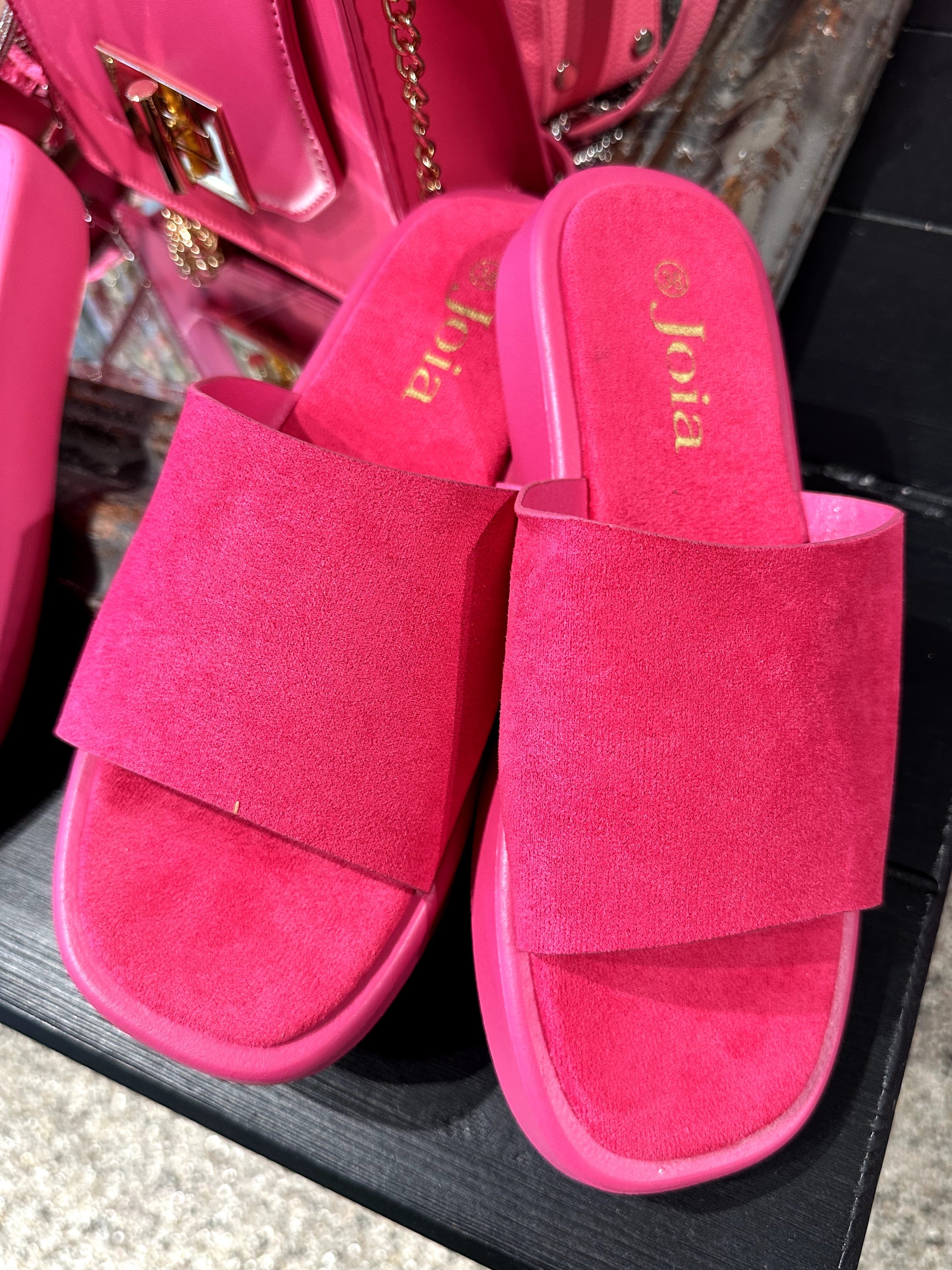 Manilia - Tofflor med bred klack